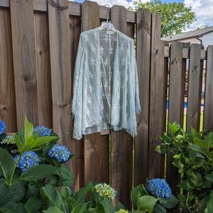 Johnny Was For Love and Liberty lace cardigan